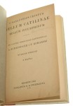 Bellum Catilinae Bellum Iugurthinum [Sprzysiężenie Katyliny Wojna z Jugurtą] C. Sallustius Crispus Do użytku szkolnego zastosowali A. Scheindler et al. (1923)