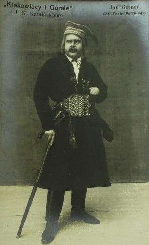 Jan Gutner Krakowiacy i Górale J. N Kamińskiego Teatr Polski Fotografia na papierze pocztówkowym [ca 1914]