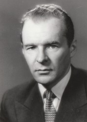 Jerzy Passendorfer [portret] fotografia K. Komorowski [vintage print / lata 60.]