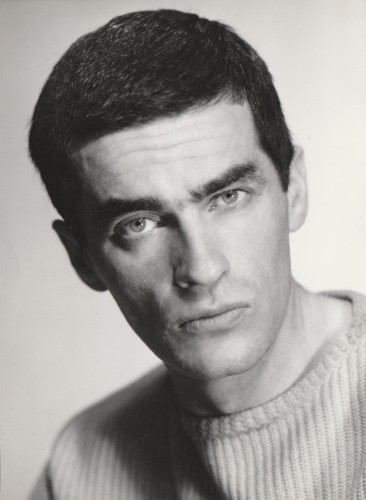 Adam Hanuszkiewicz [portret] fotografia K. Komorowski [vintage print / lata 60.]