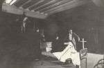 Tadeusz Kantor Próba spektaklu Teatr Cricot 2 fotografia Leszek Dziedzic, lata 80. [life time print  wglądówka robocza 1995]