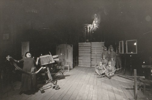 Tadeusz Kantor Wielopole Wielopole [III] fotografia Leszek Dziedzic, lata 80. [life time print wglądówka robocza 1995]