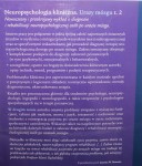 Neuropsychologia kliniczna Urazy mózgu  tom I-II Pąchalska Maria [2007]