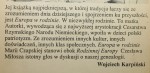 Europa w rodzinie Czapska Maria [1989]
