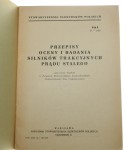 Przepisy oceny i badania silników trakcyjnych prądu stałego Oprac. wspólnie ze Związkiem Elektrotechników Czechosłowackich (Stowarzyszenie Elektryków Polskich) (1934)