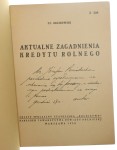 Aktualne zagadnienia kredytu rolnego Orlikowski Stanisław [autograf] (1938)