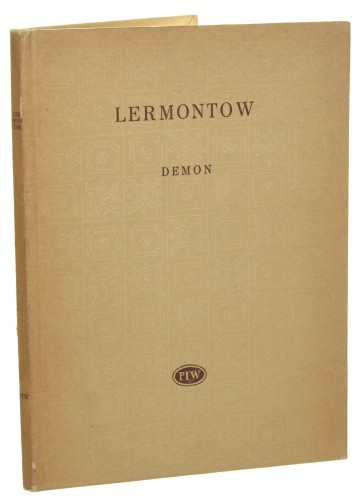 Demon Opowieść wschodnia Michaił Lermontow [Biblioteka Poetów / 1955]