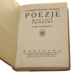 Poezje Wydanie zbiorowe t I Przerwa-Tetmajer Kazimierz [1923]