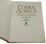 Codex Aureus Gnesnensis [Złoty kodeks gnieźnieński] t. I. Commentarii t. II. Faksymile komentarz napisał Tadeusz Dobrzeniecki [1988]