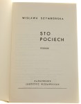 Sto pociech Wiersze Wisława Szymborska [WYDANIE PIERWSZE / 1967]