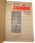 Tygodnik Solidarność nr 1 z 3.04.1981 - nr 37 11.12.1981 [KOMPLET]