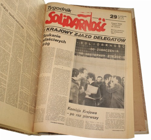 Tygodnik Solidarność nr 1 z 3.04.1981 - nr 37 11.12.1981 [KOMPLET]