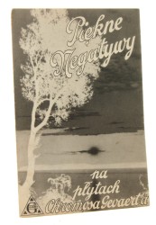 Piękne negatywy Doskonałe kopie na płytach Chromosa Gevaert'a [folder reklamowy, rozkładany / ca 1930]