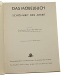 Das Mobelbuch Schonheit der Arbeit Entwurfe Karl Nothhelfer [Katalog / meble / 1942]