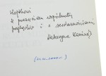 Opis Klucz do rozumienia kultury Kaniowska Katarzyna [autograf] (1999)