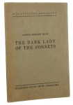 The Dark Lady of the Sonnets George Bernard Shaw [Bibljoteczka Angielska / 1936]