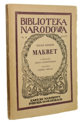 Makbet Szekspir Wiliam (Biblioteka Narodowa) (1949)