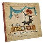 Pan Doremi i jego siedem córek Jan Brzechwa Il.  Jan Marcin Szancer (I wyd. / 1955)