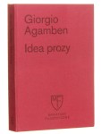 Idea prozy Giorgio Agamben [2018]