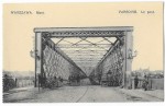 Most [Kierbedzia] Warszawa Chlebowski i S-ka [pocztówka, ca 1910]