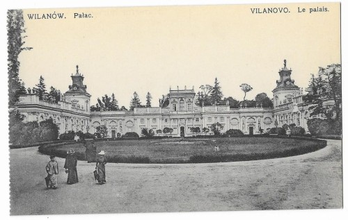 Pałac Wilanów Chlebowski i S-ka [pocztówka, ca 1910]