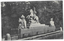 Pomnik Jana III Sobieskiego [Łazienki Królewskie] Warszawa Chlebowski i S-ka [pocztówka, ca 1910]