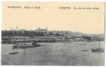 Widok na Wisłę Warszawa Chlebowski i S-ka [pocztówka, ca 1910]