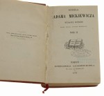 Grażyna Konrad Wallenrod Dziady Mickiewicz Adam (Dzieła Adama Mickiewicza T. II) (1870)