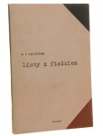 Listy z fiołkiem Gałczyński Konstanty Ildefons oprac. graficzne, Henryk Tomaszewski [WYDANIE PIERWSZE / 1964]