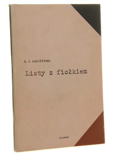 Listy z fiołkiem Gałczyński Konstanty Ildefons oprac. graficzne, Henryk Tomaszewski [WYDANIE PIERWSZE / 1964]