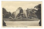 Bydgoszcz Wodotrysk Potop w ogrodzie Kazimierza Wielkiego  [pocztówka / ca 1925]