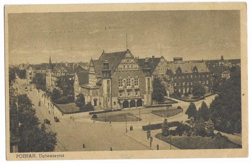 Poznań. Uniwersytet [pocztówka / przed 1939]