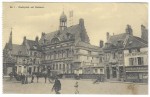 [Belgia, Bruksela] Marktplatz mit Rathaus [pocztówka / ca 1915-1918]