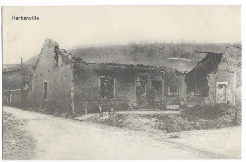 Herbenville [Francja] I wojna światowa [pocztówka / ca 1915-1918]