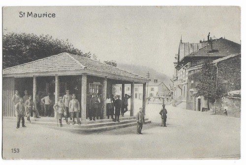 St. Maurice [Francja] I wojna światowa [pocztówka / ca 1915-1918]
