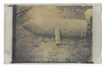 [Francja] Pocisk artyleryjski I wojna światowa [fotografia na papierze pocztówkowym 1917]