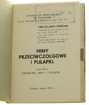 Miny przeciwczołgowe i pułapki Część III Niemieckie miny i pułapki (Dowództwo Armii Polskiej na Wschodzie) (Palestyna / 1942)