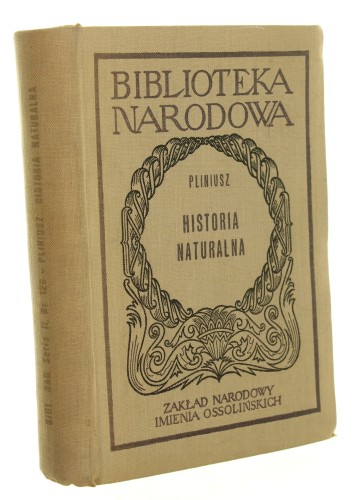 Historia naturalna Pliniusz [Biblioteka Narodowa / 1961]
