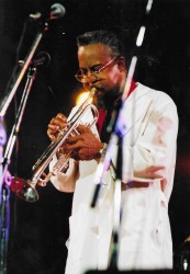 Lester Bowie Gwiazdy światowego jazzu TVP Program 2 1996 fotografia Marek Karewicz [vintage print / 1996]