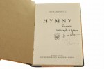 Hymny Kasprowicz Jan [PIERWSZE WYDANIE][1921]