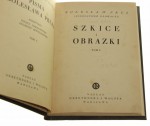 Szkice i obrazki t. I Bolesław Prus [1935]
