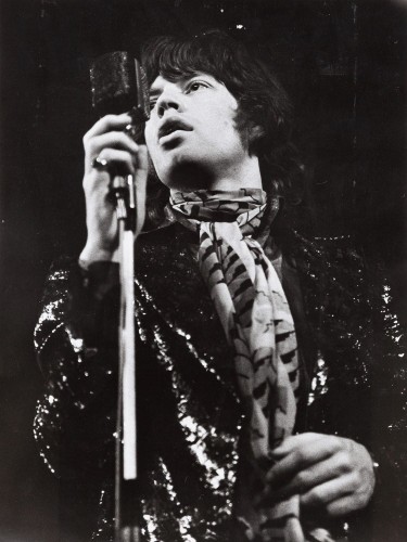 Mick Jagger [Legendarny koncert The Rolling Stones z 1967 roku] fotografia Marek Karewicz [life time print / lata 90.]