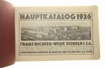 Hauptkatalog 1926 Franz Richter-Werk Dobeln i. SA. [ca 1915]