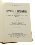 Historja i literatura żydowska Ze szczególnym uwzględnieniem Historji Żydów w Polsce Dla klas wyższych i szkół średnich t. I-III Bałaban Majer (Reprint)