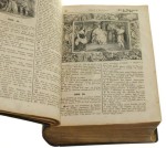 Biblia Księgi Starego Testamentu / Nowy Pana Naszego Jezusa Chrystusa Testament [współoprawne] Z łacińskiego na język polski przełożone przez Jakuba Wujka (Lipsk 1858)