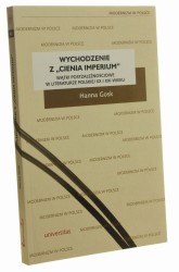 Wychodzenie z "cienia imperium" Wątki postzależnościowe w literaturze polskiej XX i XXI wieku Hanna Gosk [Modernizm w Polsce Studia nad nowoczesną polską literaturą, sztuką, kulturą i myślą humanistyczną / 2015]