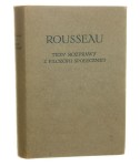 Trzy rozprawy z filozofii społecznej Rousseau Jan Jakub [Biblioteka Klasyków Filozofii / 1956]