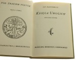 Księga ubogich Jan Kasprowicz (Pod Znakiem Poetów) (1939)