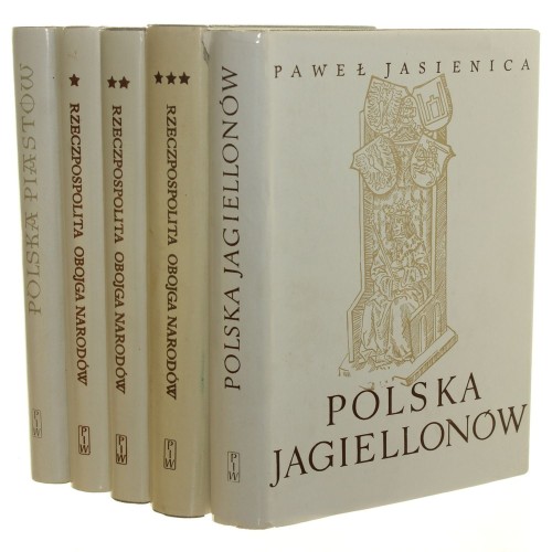 Polska Piastów Polska Jagiellonów Rzeczpospolita Obojga Narodów t. I-III Jasienica Paweł [1982-1983]