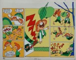 Oryginalna plansza komiksowa do komiksu Jacek i Placek proj. Leszek Gałysz [ca 1987]
